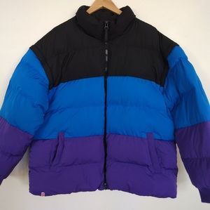 NWT LEGO Puffer Jacket Coat Target Exclusive Black/Blue/Purple Men's Large